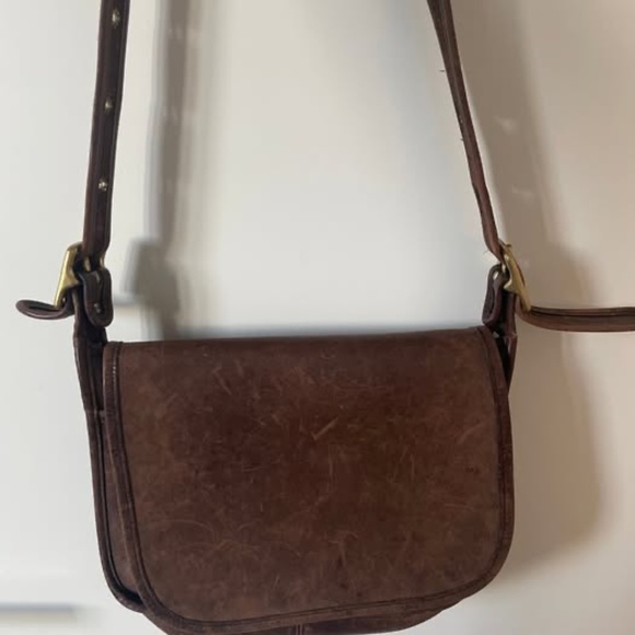 Vintage 1990s Coach 9951 Brown Leather Purse (no tag) - Picture 3 of 5